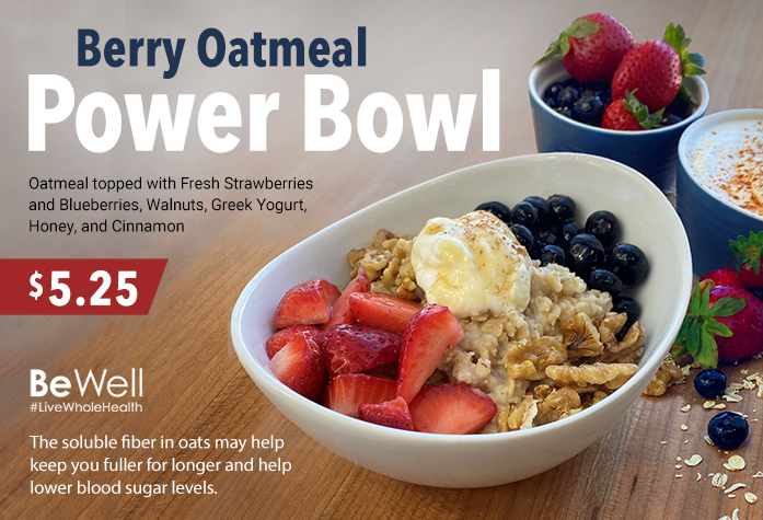 Berry Oatmeal Powe Bowl 