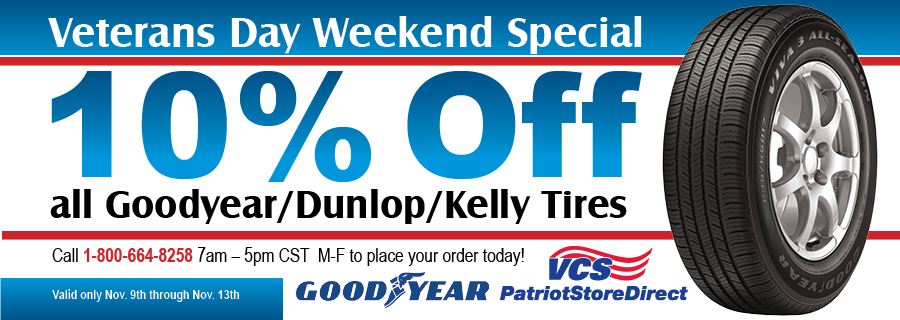 Goodyear Veterans Day Sale