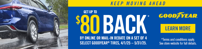 Goodyear tire rebate