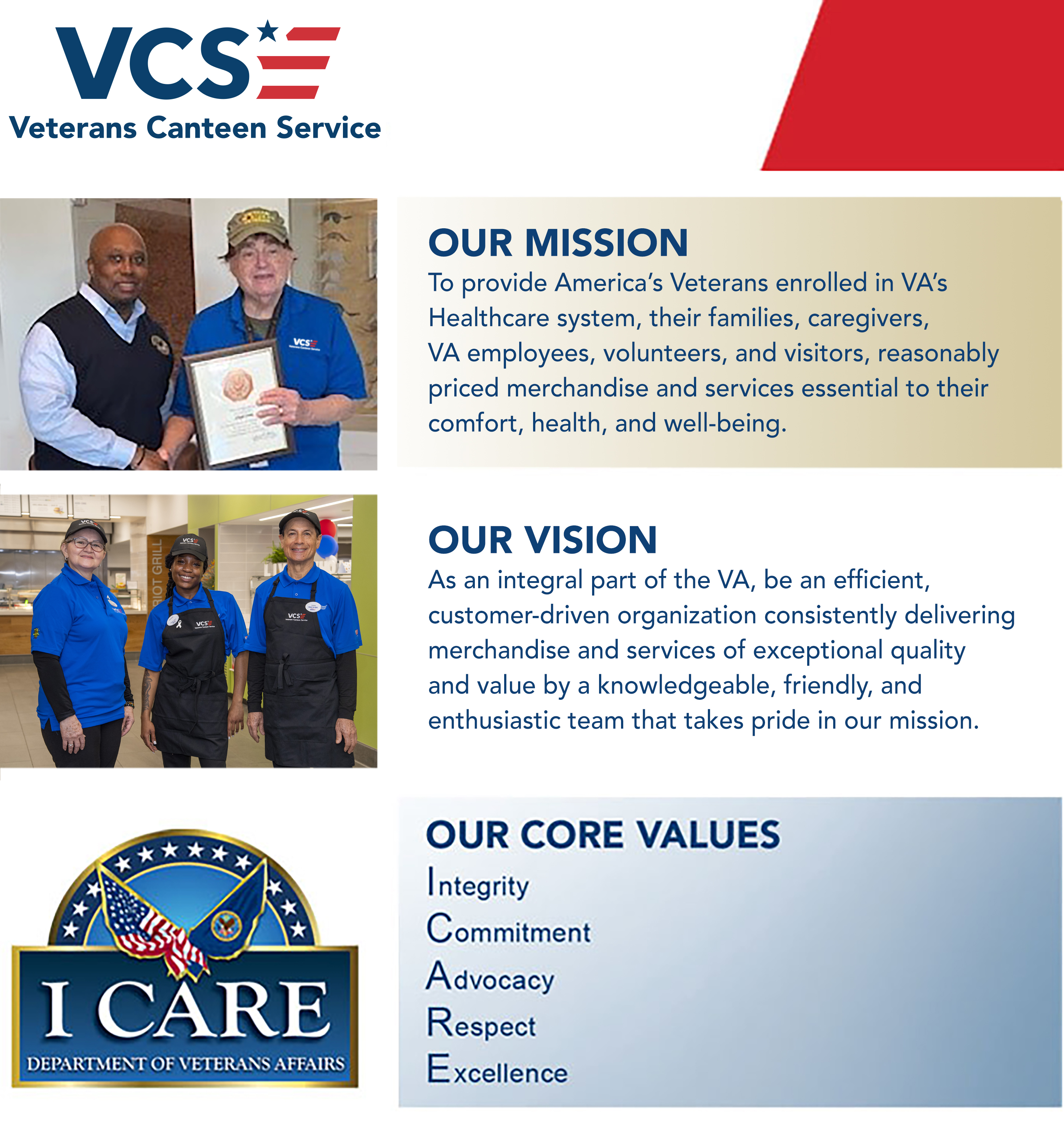 V C S Mission Statement