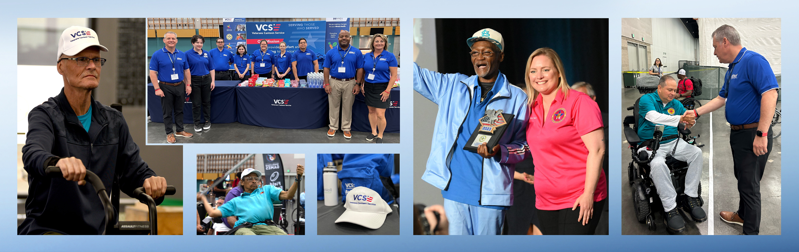 Veterans supported by VCS at VA games