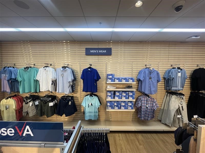 men's apparel in Patriot Store