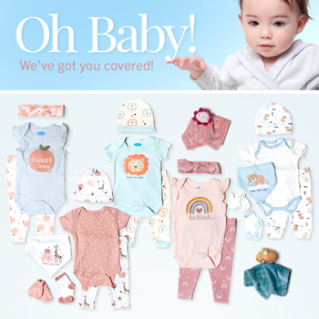 Oh Baby, we've got you covered! Shop everything from robes to set for your baby! 